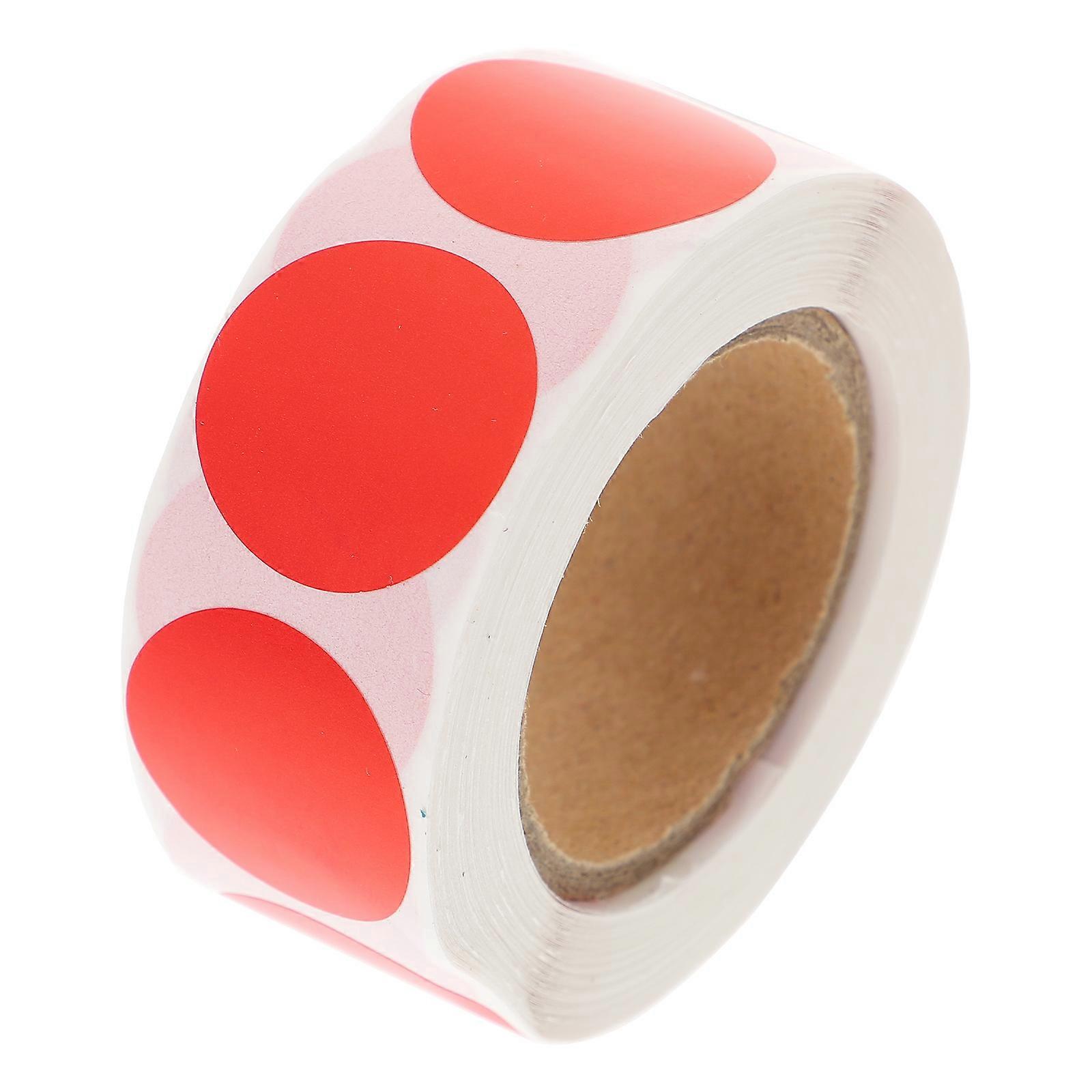 1 Roll Self Adhesive Tag Stickers Labels Circle Dots