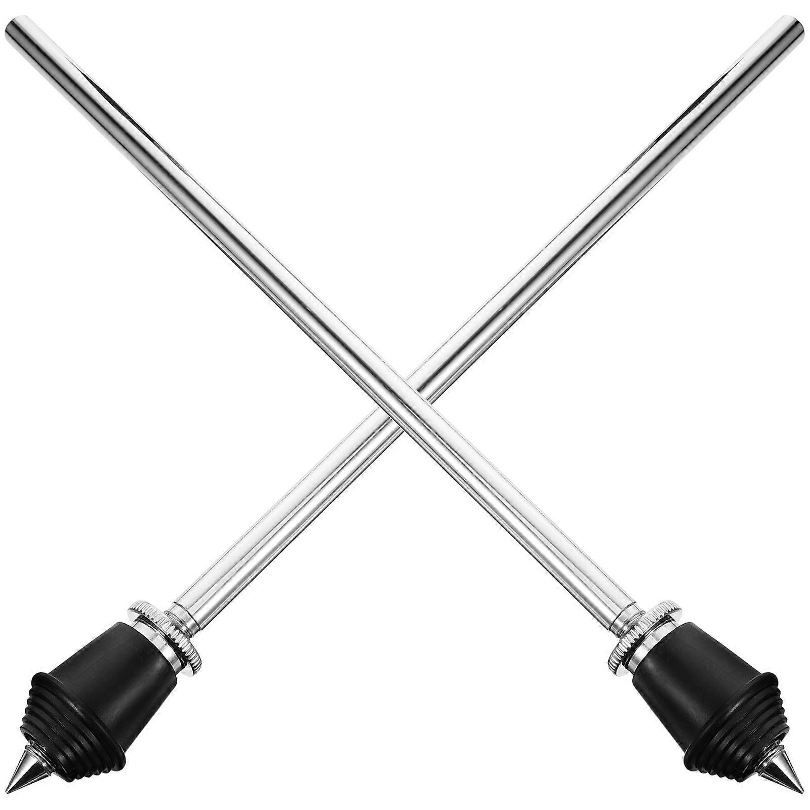 Durable Construction Tom Drum Bracket Percussion Instrument Accessory 30.10X3.00X3.00cm 2Pcs