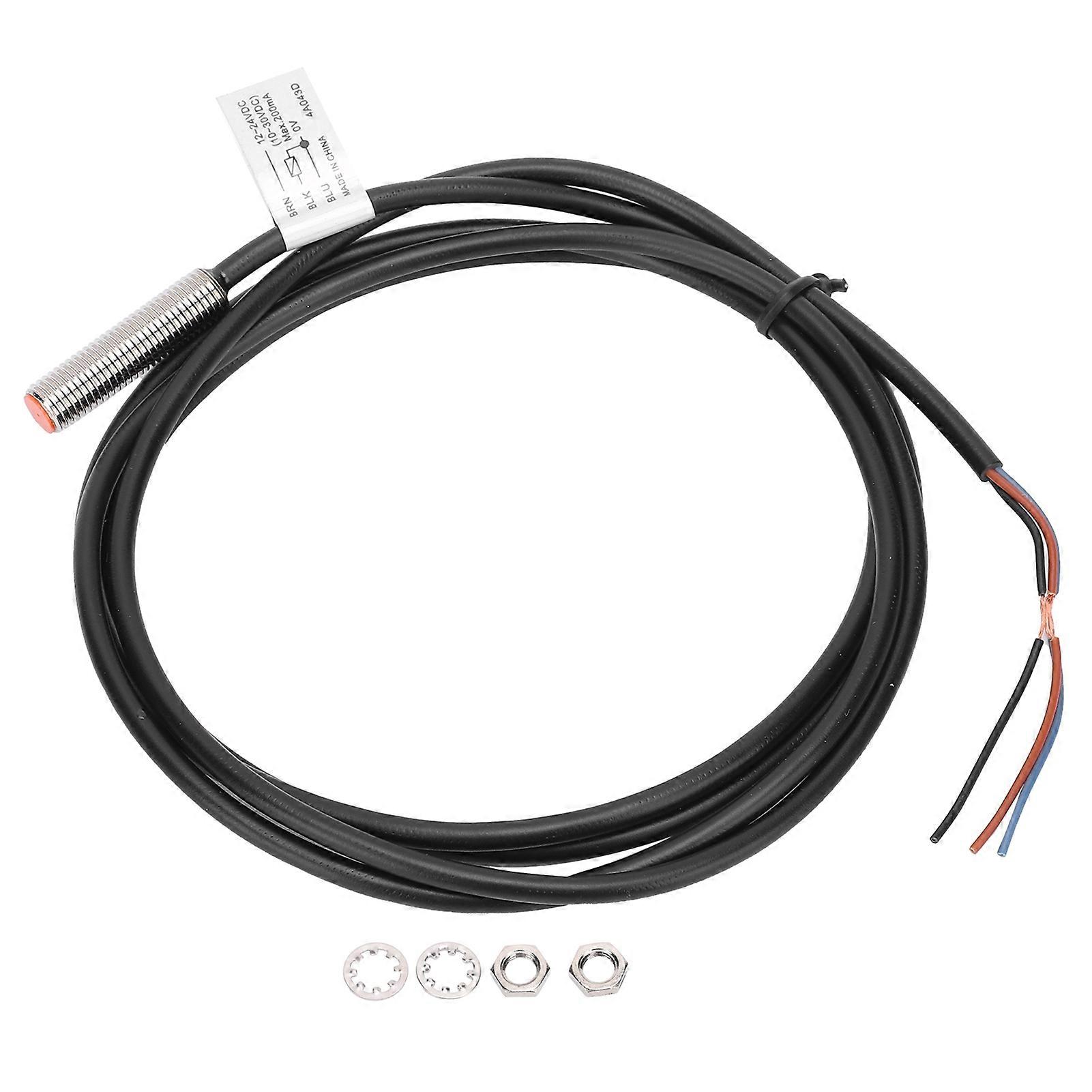 BERM Proximity Switch Inductive 3‑Wire PNP Detection Sensor PR08‑1.5DP 5mm DC12‑24V
