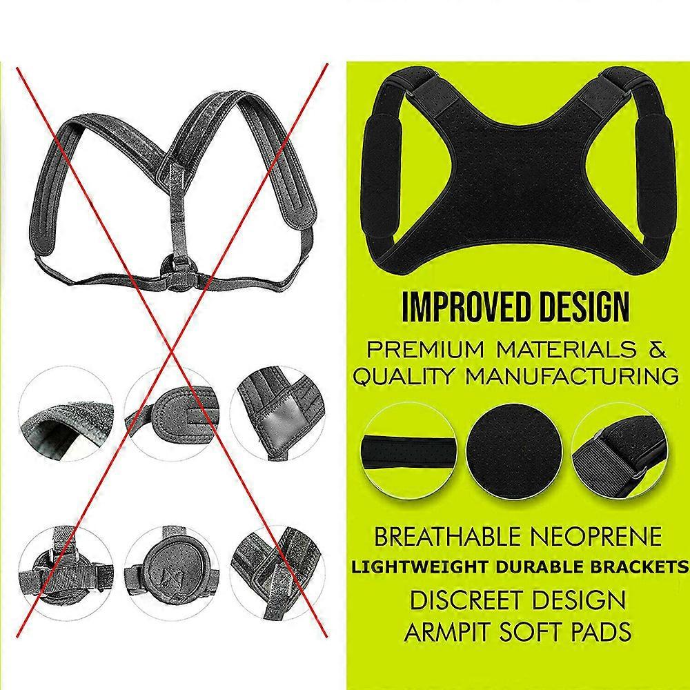 Posture Corrector Women Men Adjustable Shoulder Brace Back Support Strap Belt