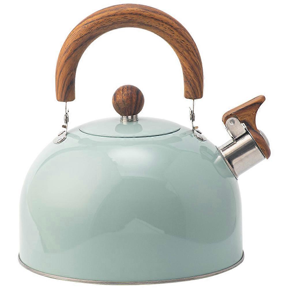 Stainless Steel Whistling Kettle Dome Grey Coffee Brewing Insulation 1Set
