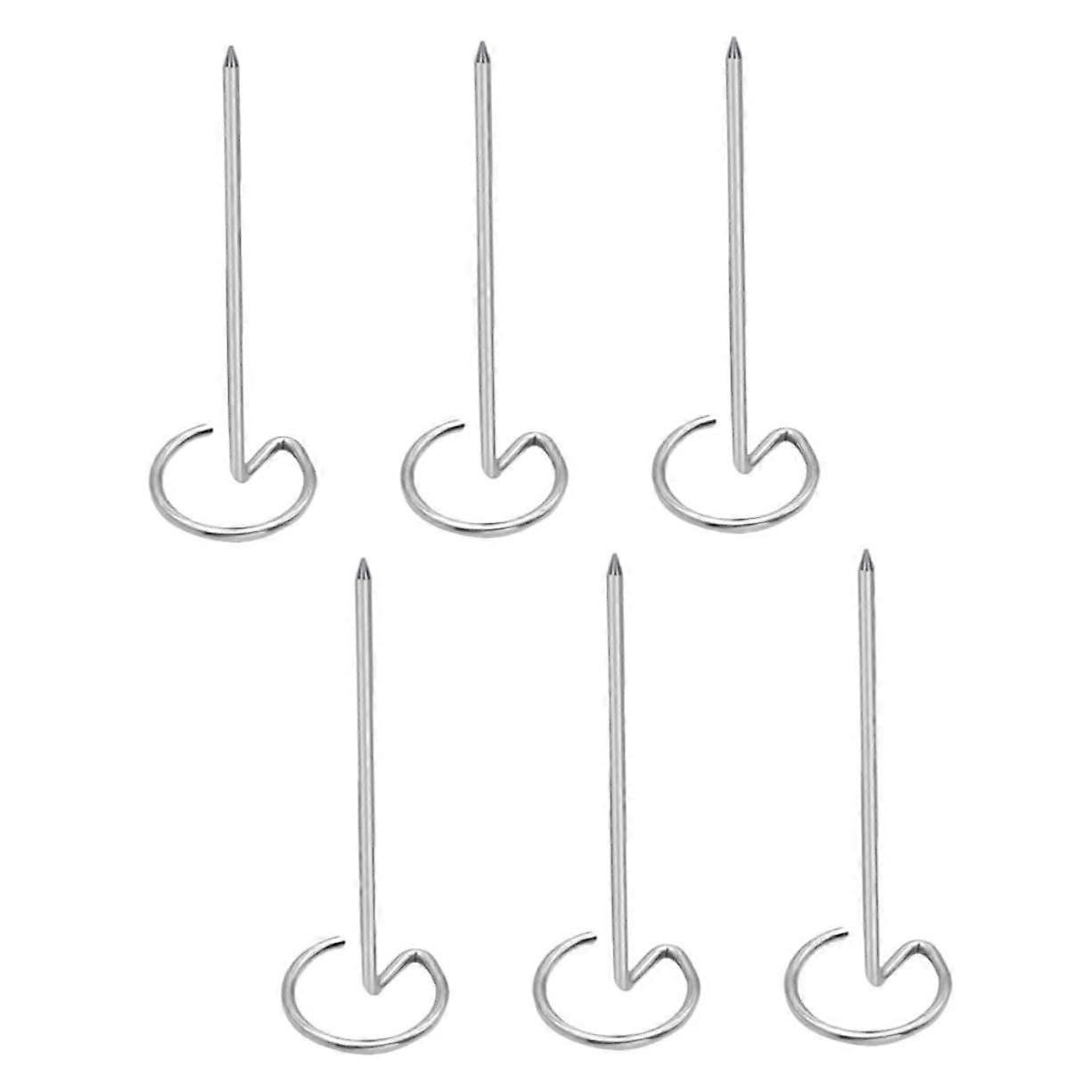 6 pieces grill skewers reusable skewers for hot air fryers and electric ovens nonslip design even heat distribution for kebabs