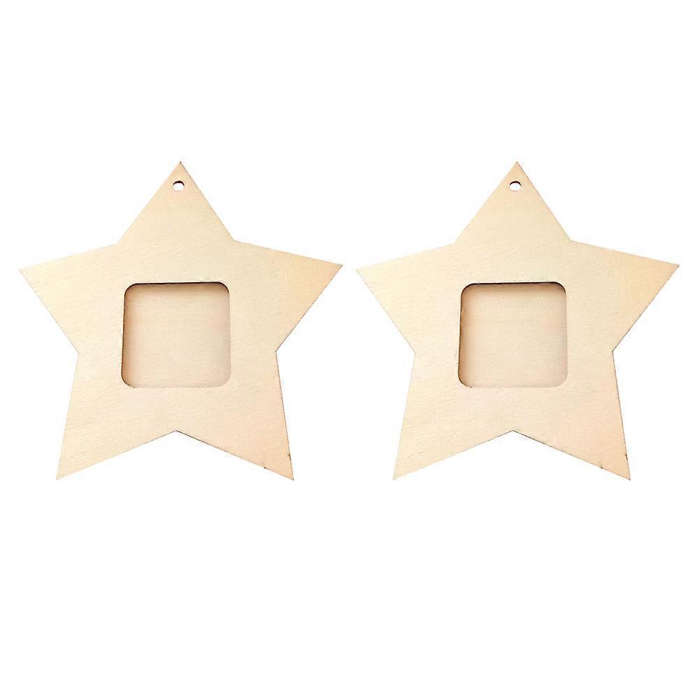 10Pcs Mini Star Shape Photo Frame Wall Decoration For Home And Office Decor In Beige Color Ideal For Artistic DIY Projects