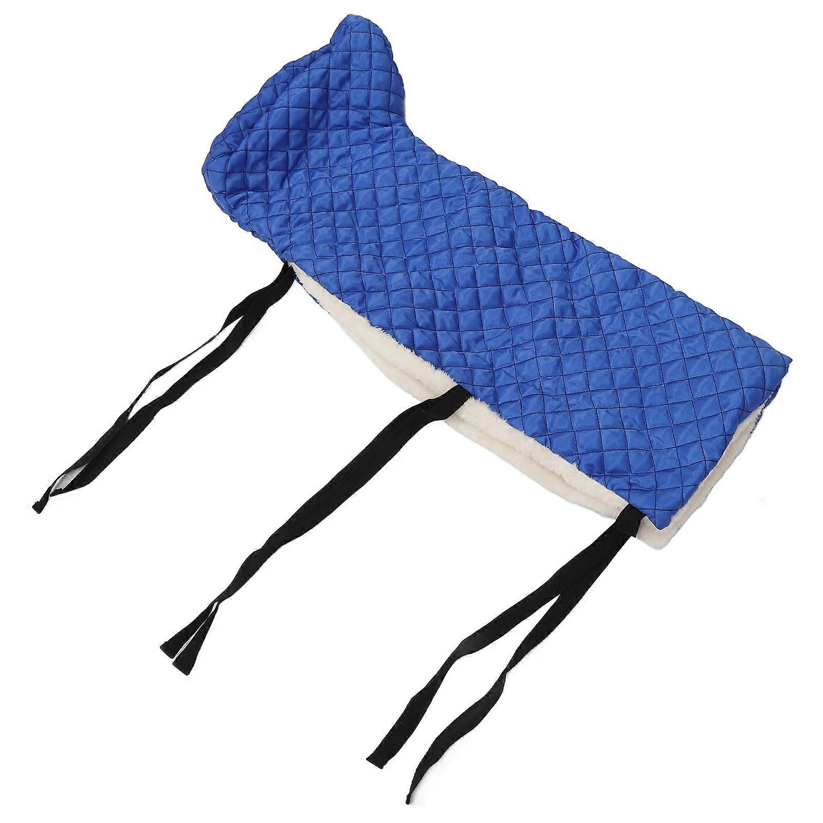 Leg Cast Warm Cover Thickened Windproof Soft Protective Full Leg Cast Sleeve for Seniors Blue