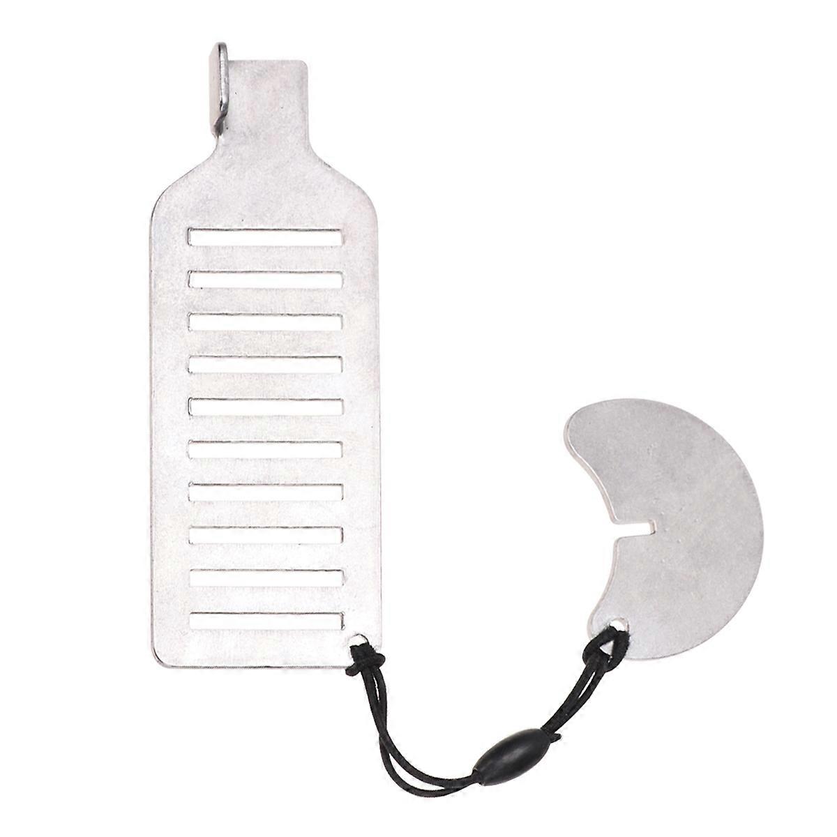 Portable Steel Door Security Latch in Silver for Hotel and Home Use with Strong Durable Design 1 Pack