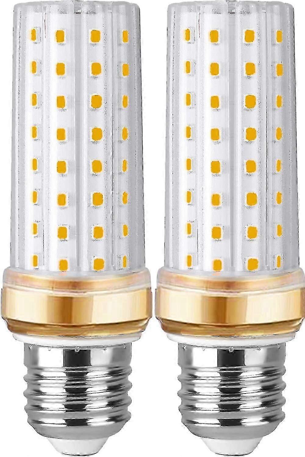2 Pack E27 LED Light Bulb, Warm White, 20W Halogen Equivalent, 3000K 1000lm, 360 Angle