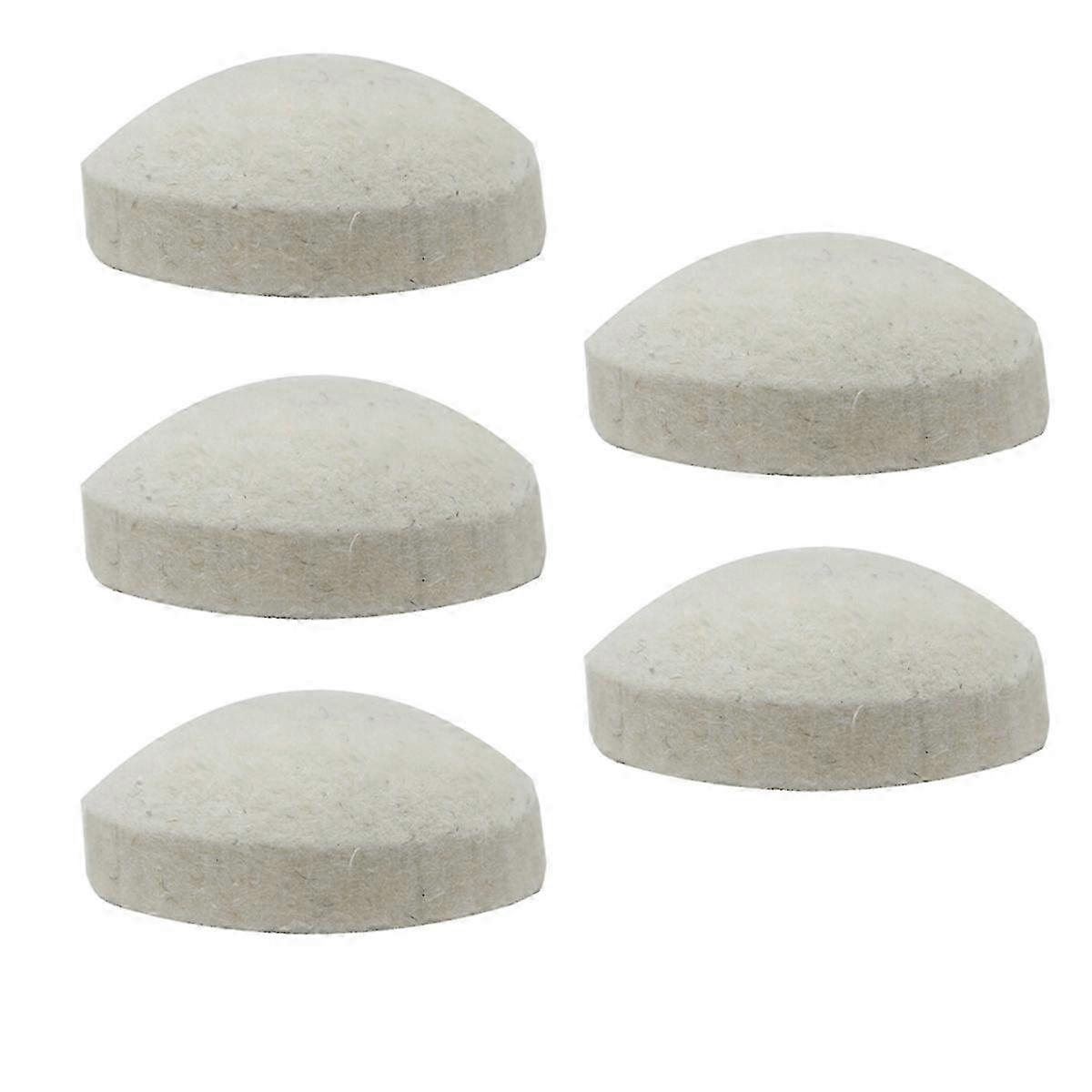 Semi-Circular White Felt Drum Hammer Pad - Durable Drum Accessories for Enhanced Play & Sound Quality