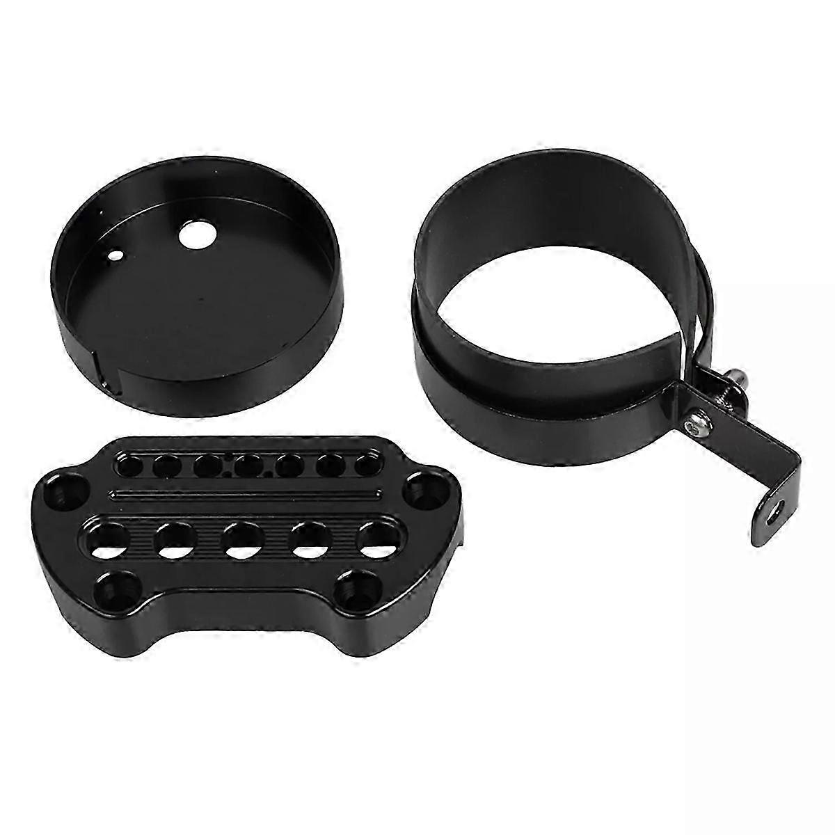 Speedometer Bracket Relocation Clamp for Side Indicator - Adjustable Mounting Kit for Enhanced Visibility