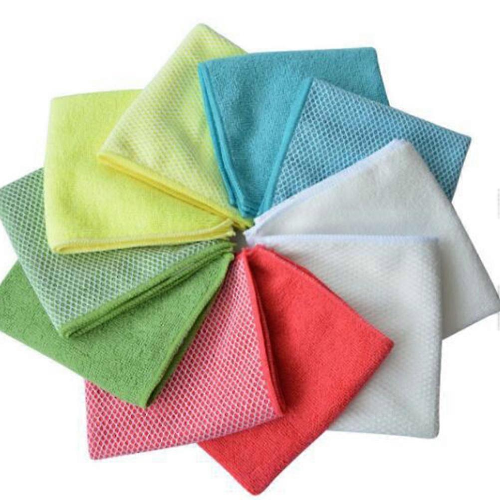 Microfibre Cloths Cleaning Kitchen Rags Strong Detengency Cleaning 4Pcs
