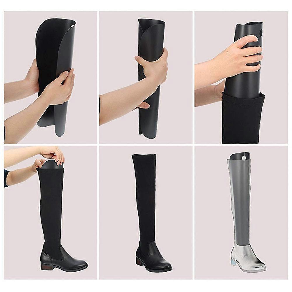 5 Pairs PVC Boots Stand Holder High Boot Inserts Support Shoes Accessories18 inches