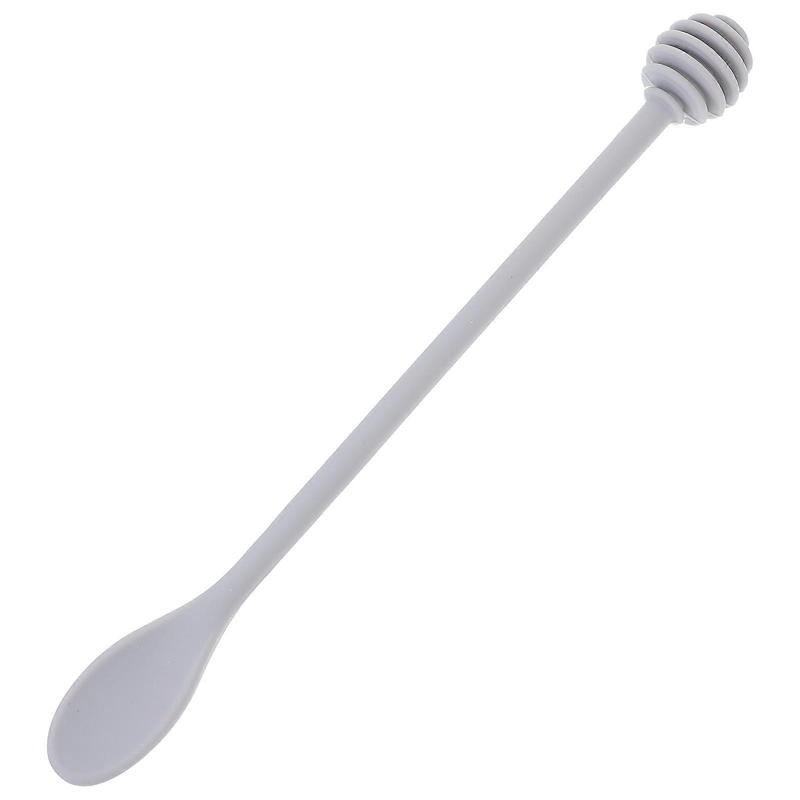Premium Silicone Honey Stirring Spoon with Long Handle for Easy Dispensing, Mixing, and Kitchen Use – Random Color