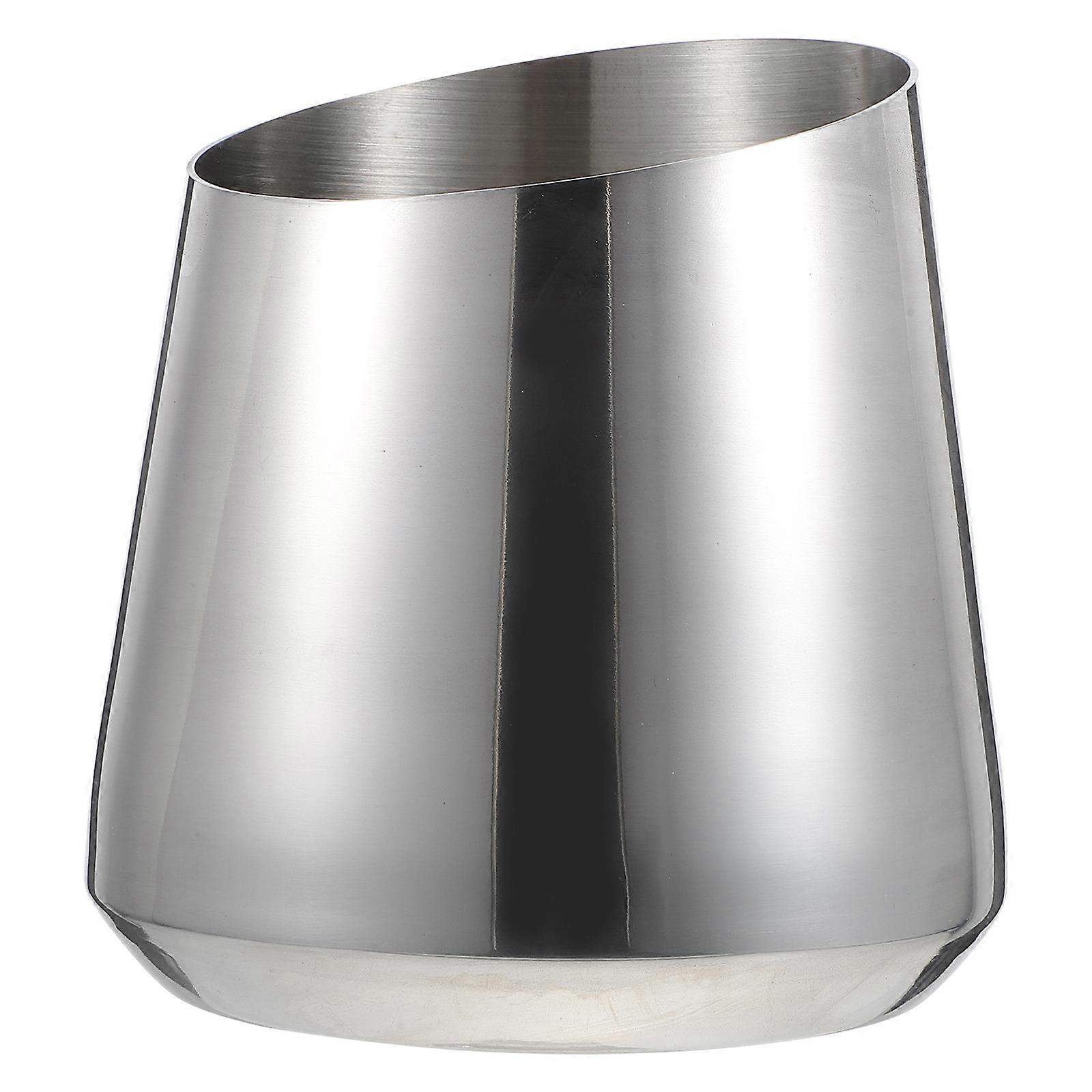 Stainless Steel Ice Bucket for Kitchen Use Silver Color Versatile Practical 7.87x7.87x11.02 Inches