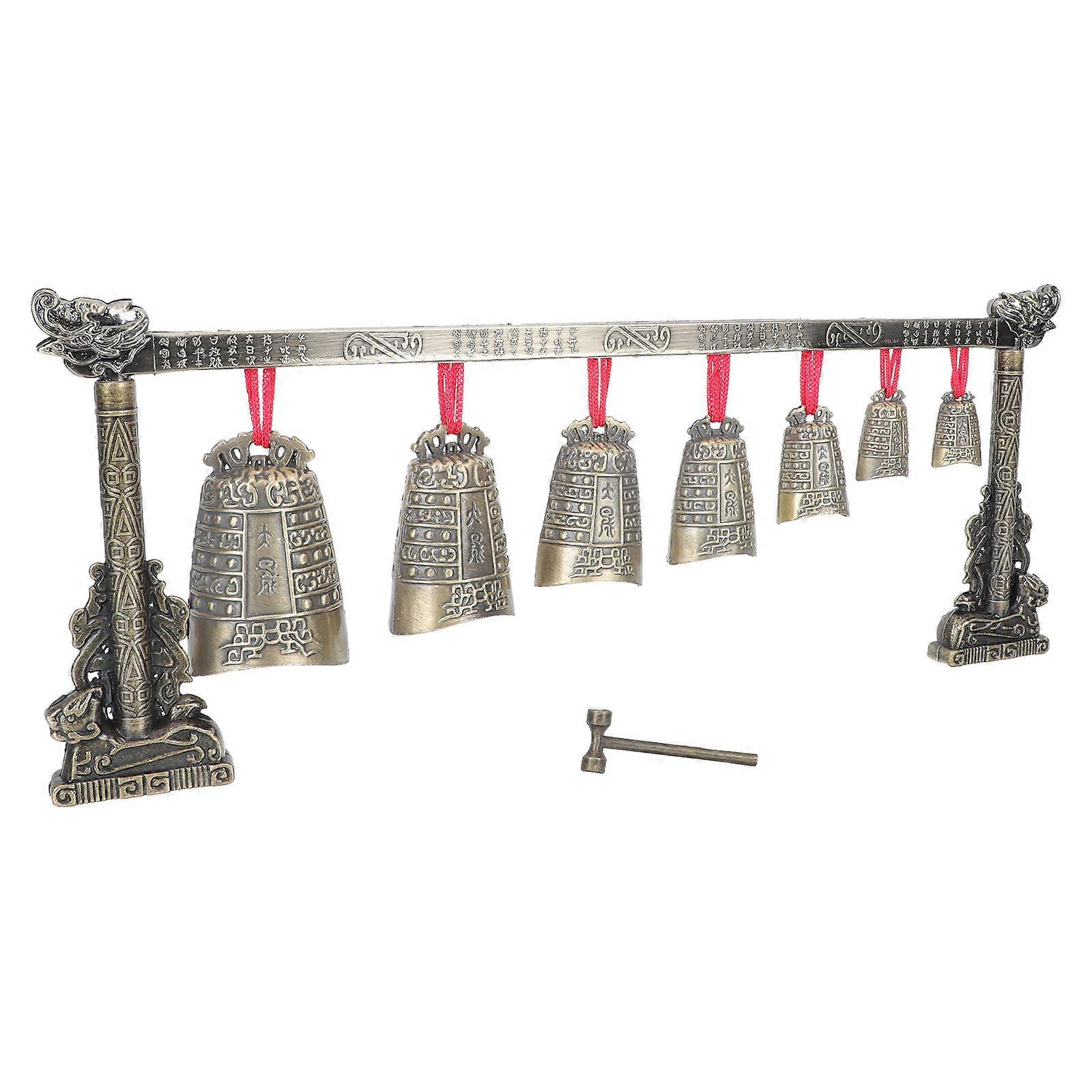 Golden Copper Plating Chime Ornament for Decoration Sturdy and Durable 1 Set