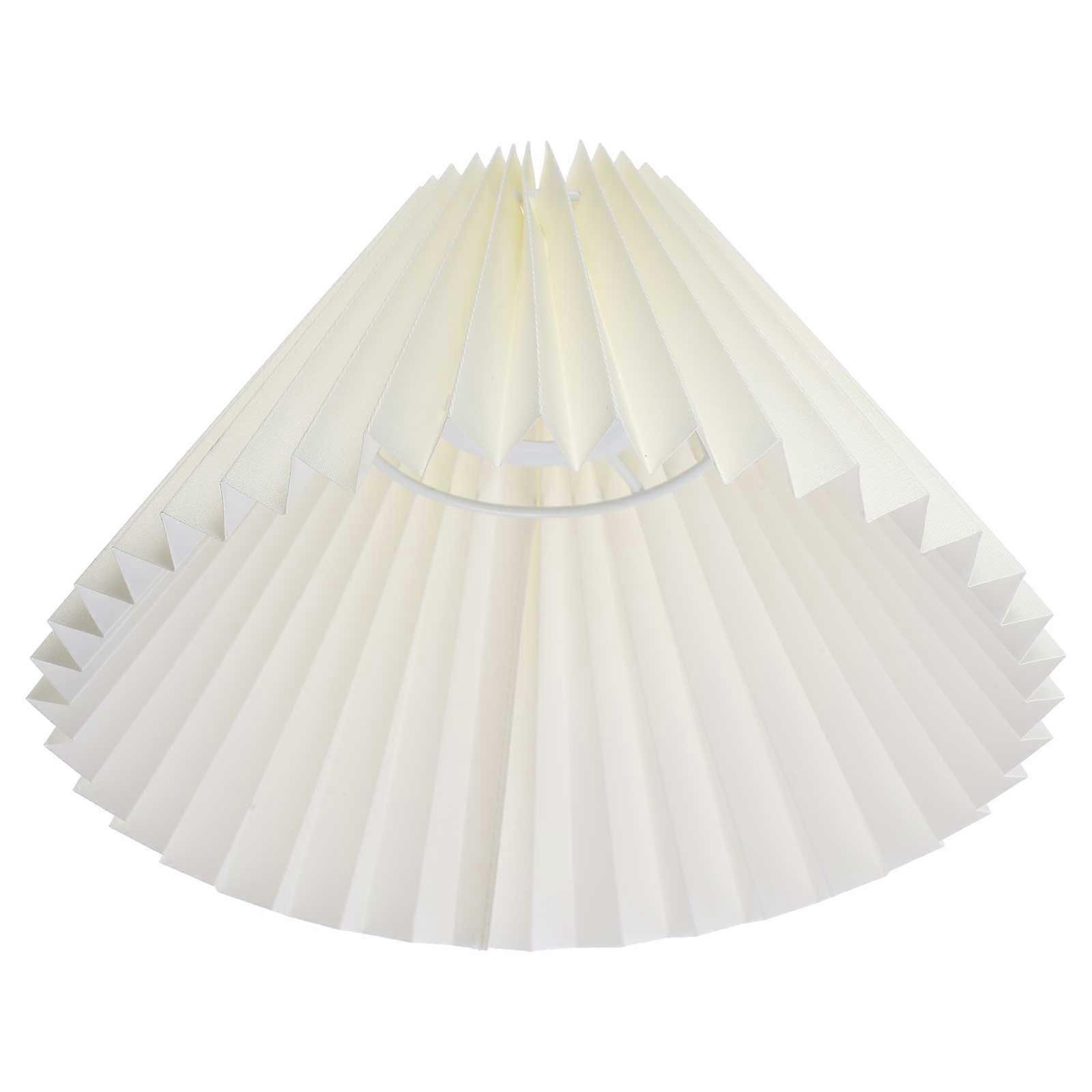 Pleated Fabric Ceiling Lamp Shade with Durable Bracket for Home Decor – Ideal for Bedroom, Living Room, Café, Dining Room, and Kitchen Lighting