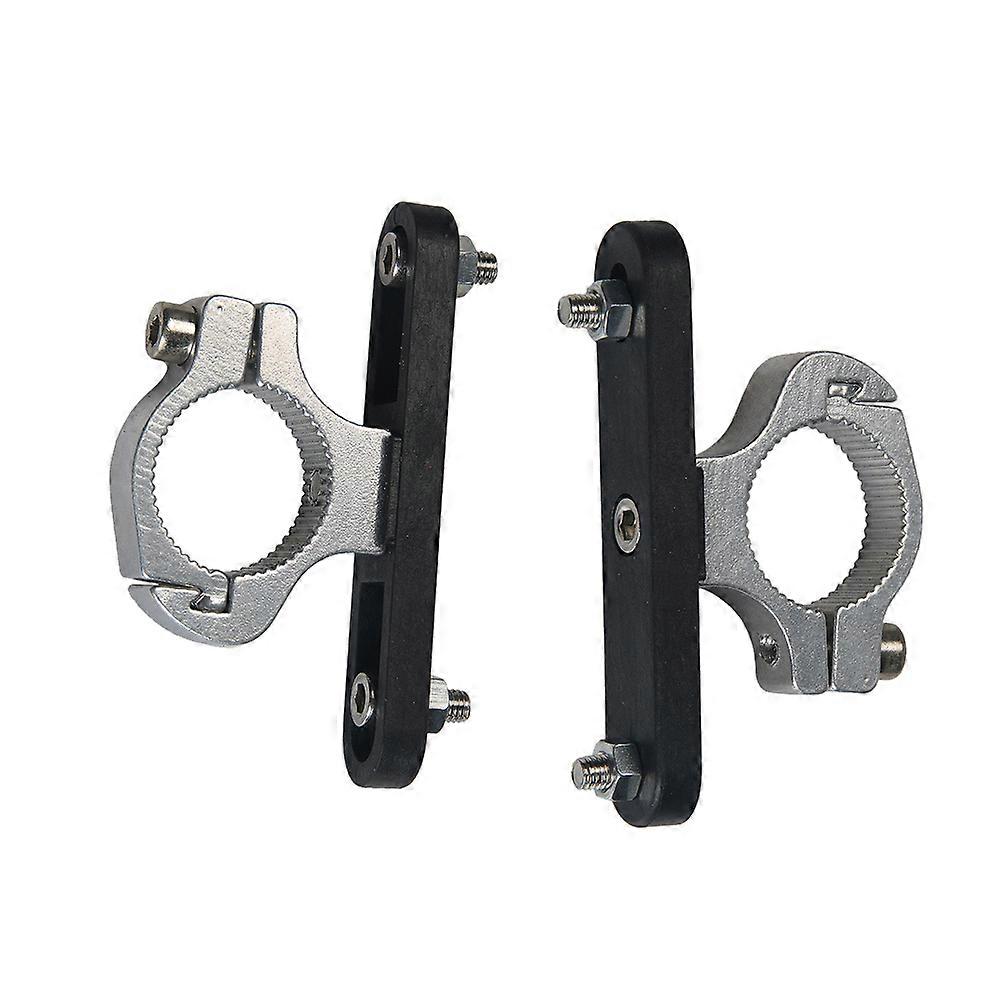 Cycling Water Bottle Cages For Bicycles Rotating Mounting Base Adapter 6x5x2 cm Silver 2Pack