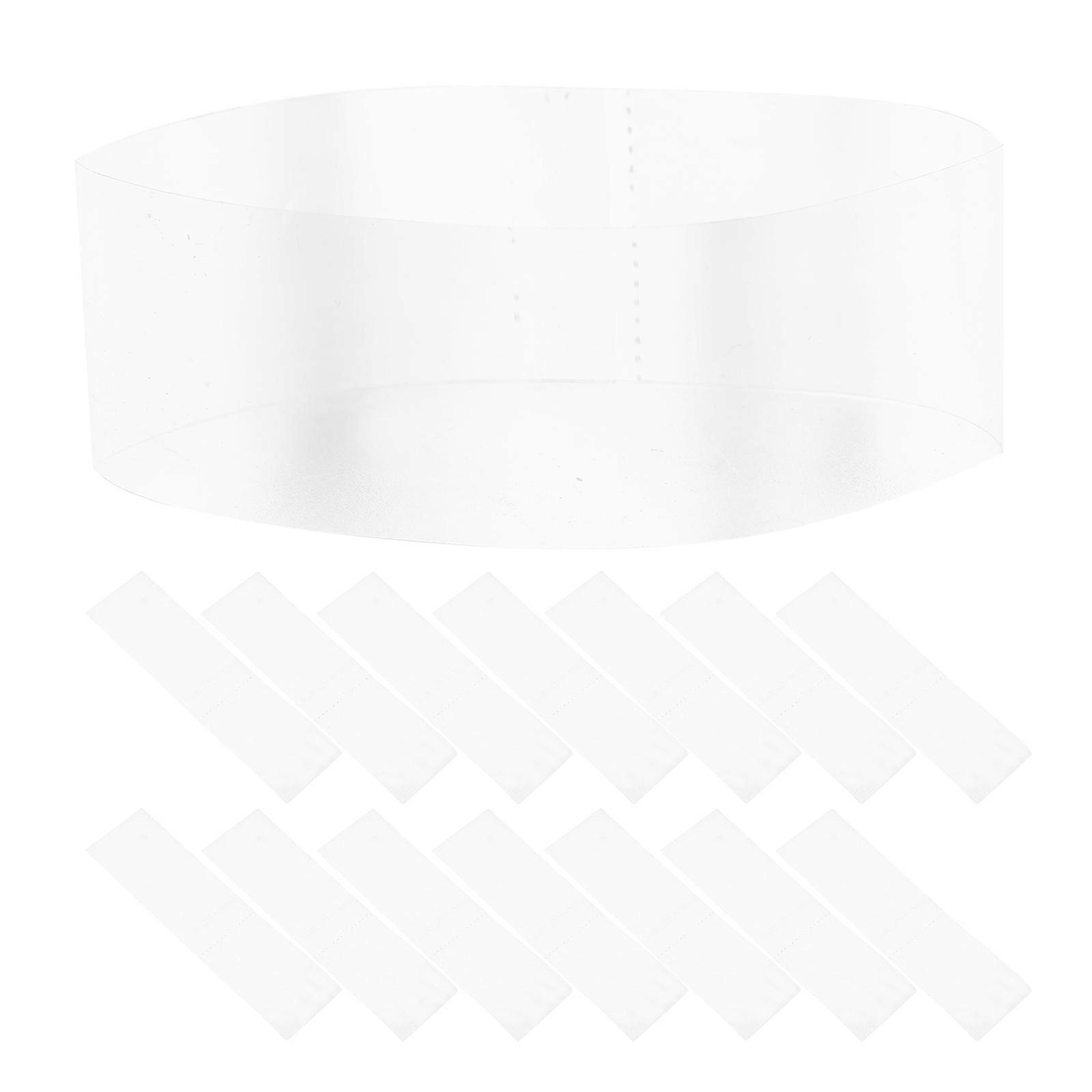 Tubo termoretraibile in plastica trasparente 1000 pezzi Facile applicazione per bottiglie, design aperto a due estremità, soluzione di imballaggio ed etichettatura sostenibile