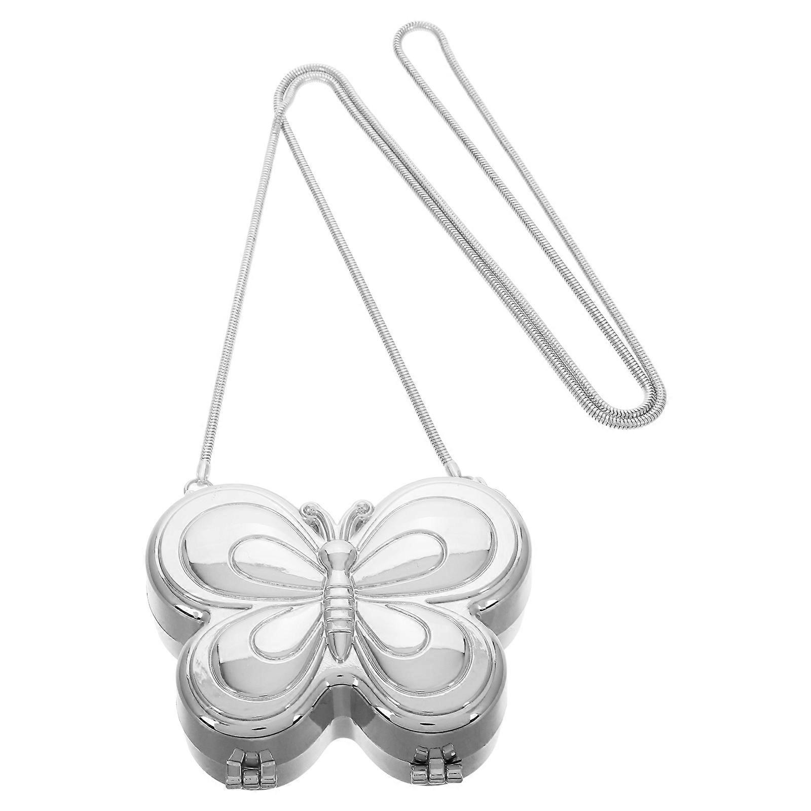 Elegant Butterfly Cross-Body Bag for Decor with Chain Design