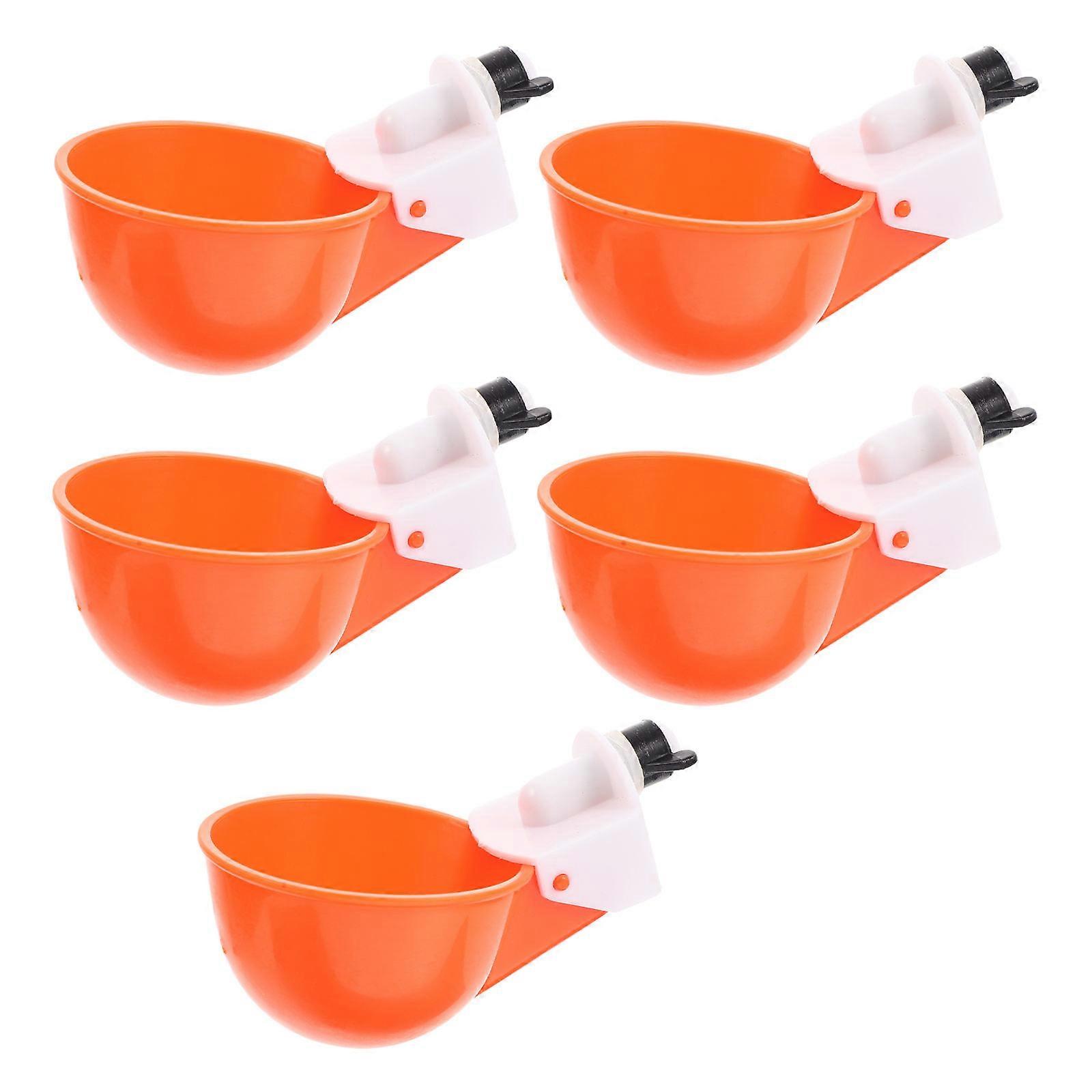 POM Chicken Water Feeder with Replaceable Cups for Home Assorted Color Large Capacity