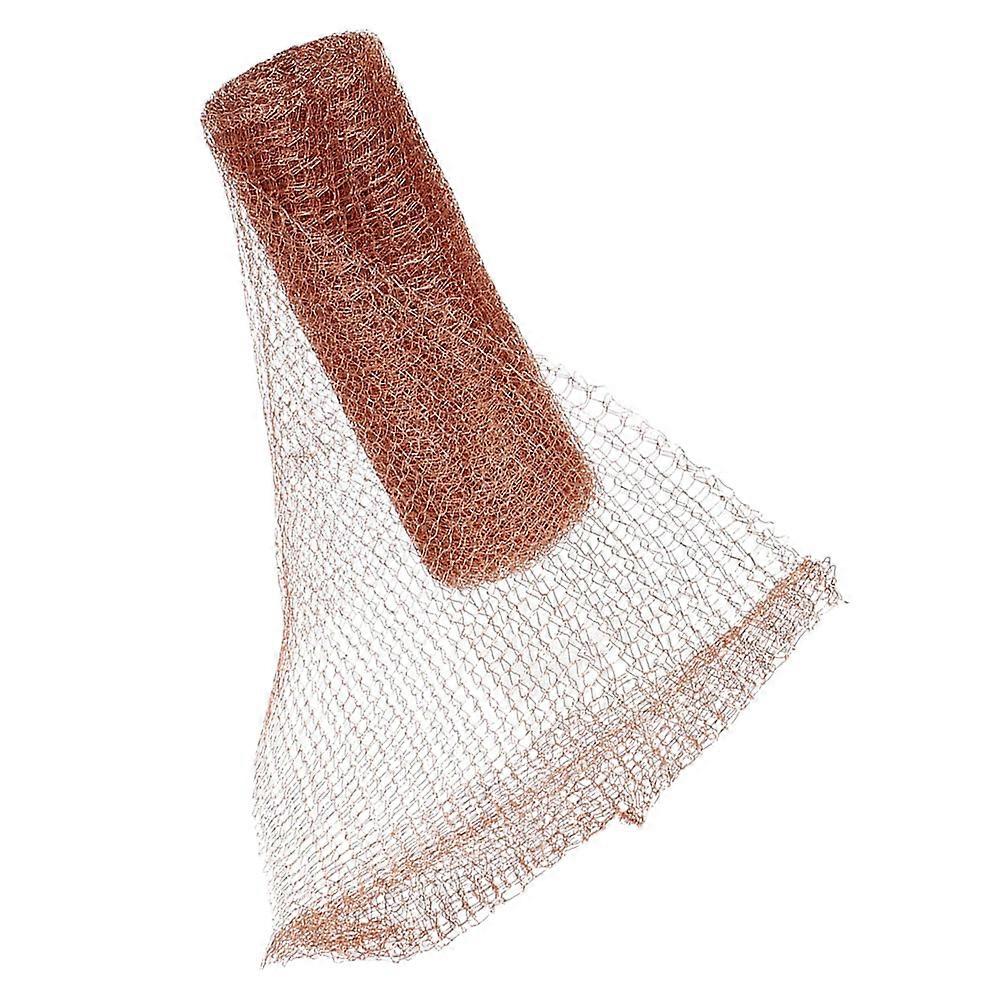 Copper Mesh Rodent Barrier Weep Hole Filler Snail Repellent Outdoor 300.00X12.70X0.10CM 1 Roll