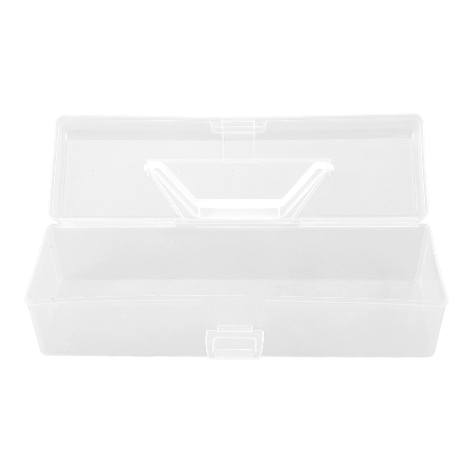 Portable Transparent Airtight Bread Loaf Storage Container with Handle, Freshness Cake Roll Box for Travel Camping, Easy Open Lid Snack Carrier