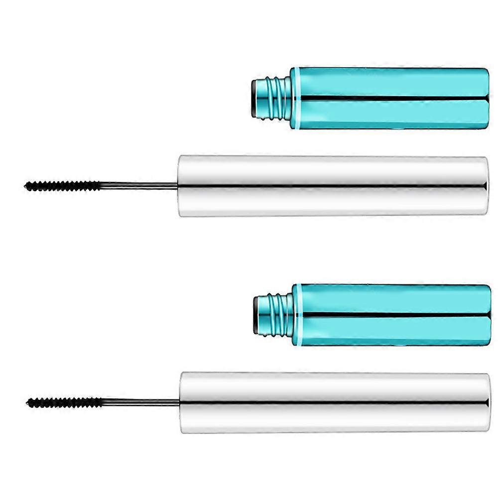 Fine Mascara 2Pcs Assorted Color Super Waterproof Easy Application Water-Based for Women