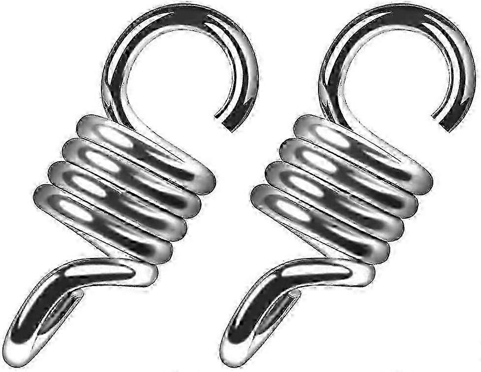 2pcs Hammock Spring Hook - High-Quality Metal Hanging Hooks - Supports up to 300kg SZRH A-GB