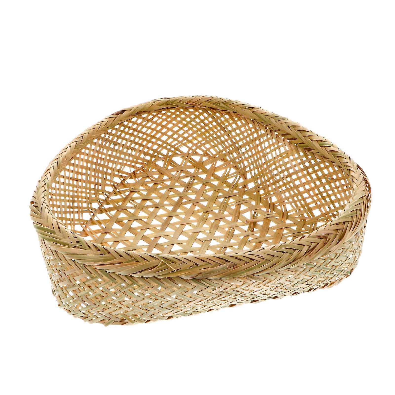 Here's a refined and professional product description for your **1pc Handmade Bamboo Storage Basket (Heart Shaped Snack Container)**:
### ๐ฟ 1pc
