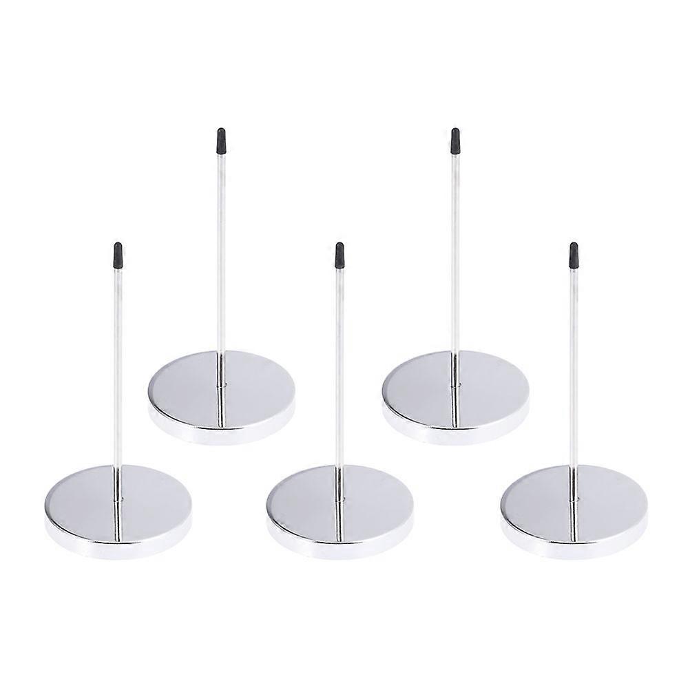 Ticket Holders for Storage Made of Metal in Silver Color with Craftsmanship 5Pcs