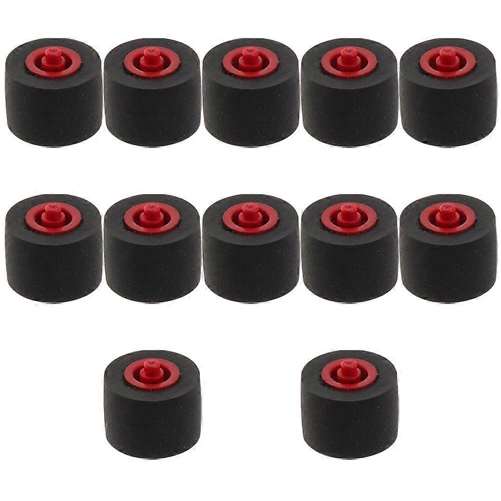 Cassette Deck Pinch Roller Durable and Practical for Car Recorder 0.91X0.90X0.90CM Ensure Magnetic Head and Tape Contact 12Pcs
