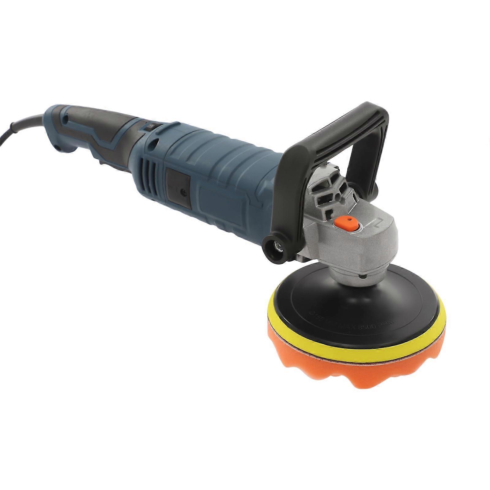 Car Polishing Machine 1580 W Professional Polisher Set with 7 Variable Speeds (Blue)