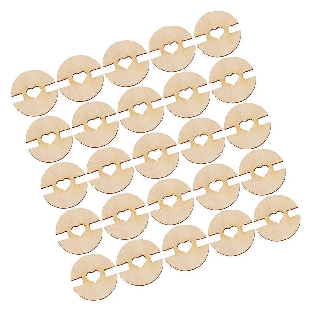 100pcs Wooden Buttons for Knitting Hats for Clothes Replacement and Craft Projects Decorative for Sewing and DIY Clothing