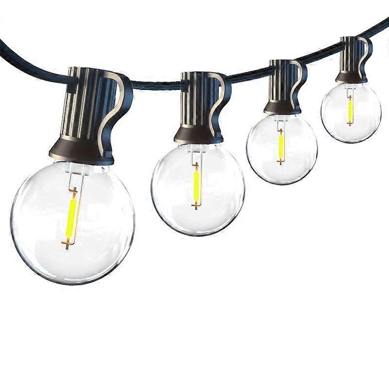 G40 Low Voltage 24V LED Light String (100FT/50 Lights + 2 Spares) EU Standard with Remote Control Boxed 12/Carton