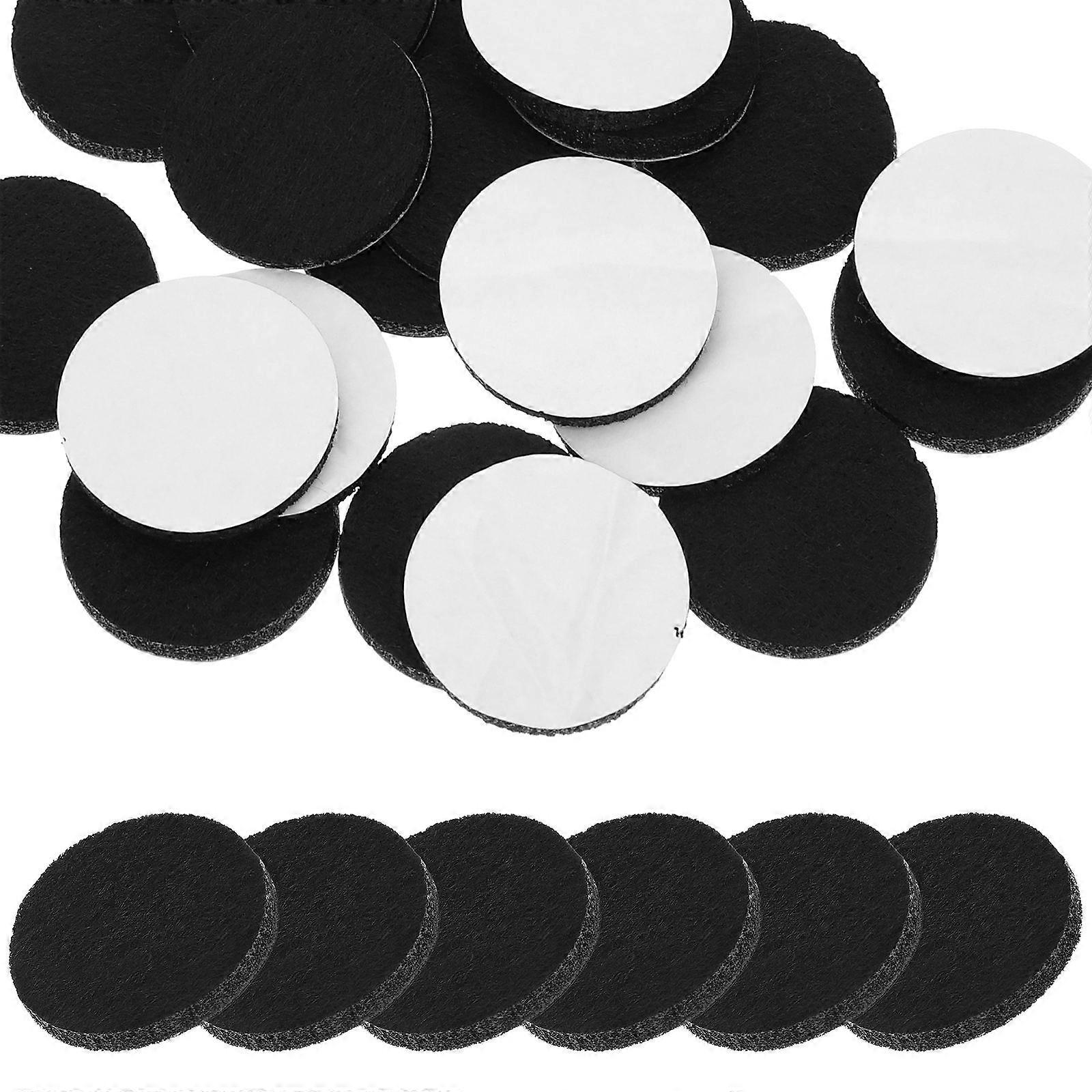 50 Pack Black Felt Pads for Furniture Feet, Floor Protectors for Chairs Sofas, Durable Cushions to Prevent Scratches and Noise in Home or Office
