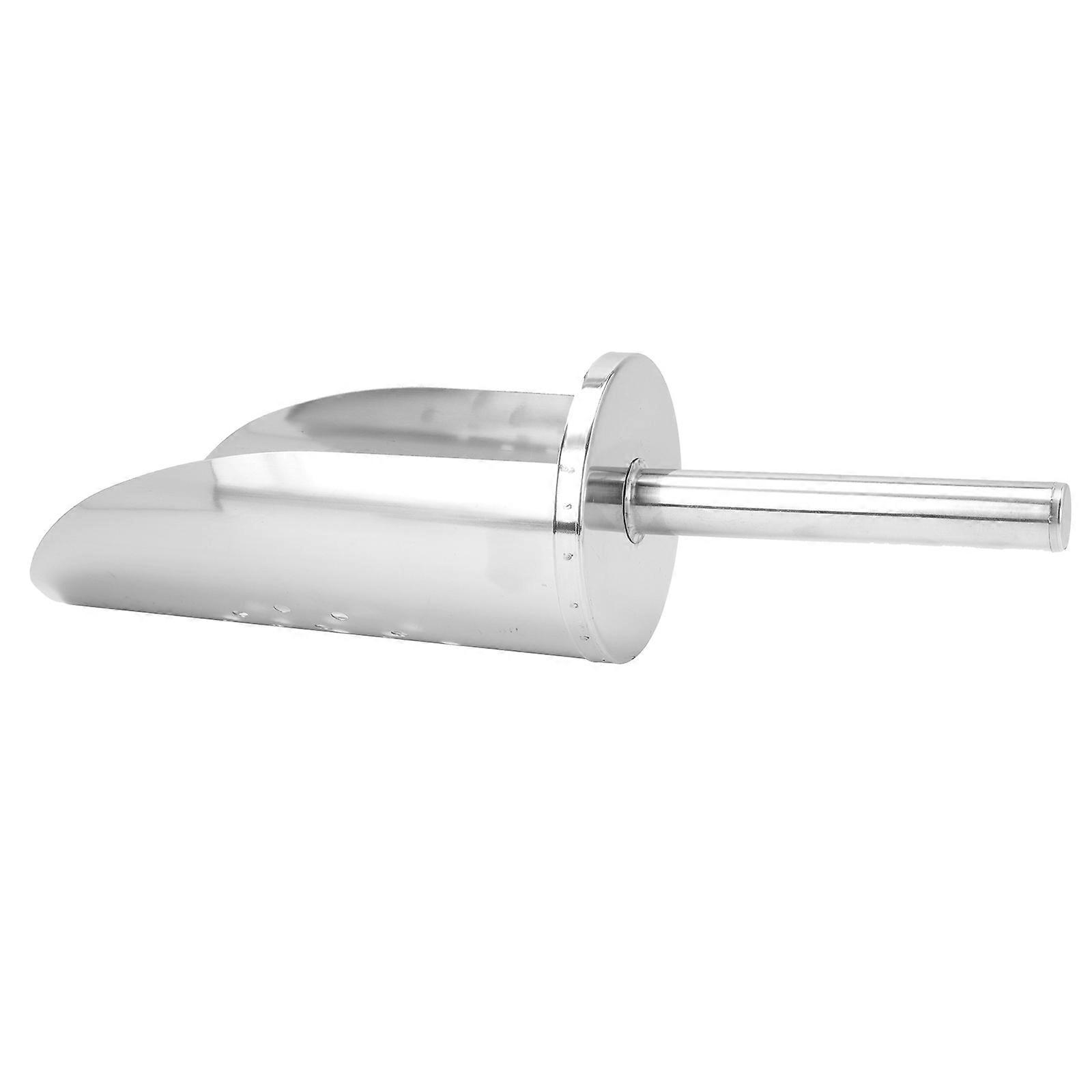 Stainless Steel Heavy Duty Ice Scoop Multi Functional Design for Ice Cubes, Rice, Flour & More Ideal for Home & Party Use