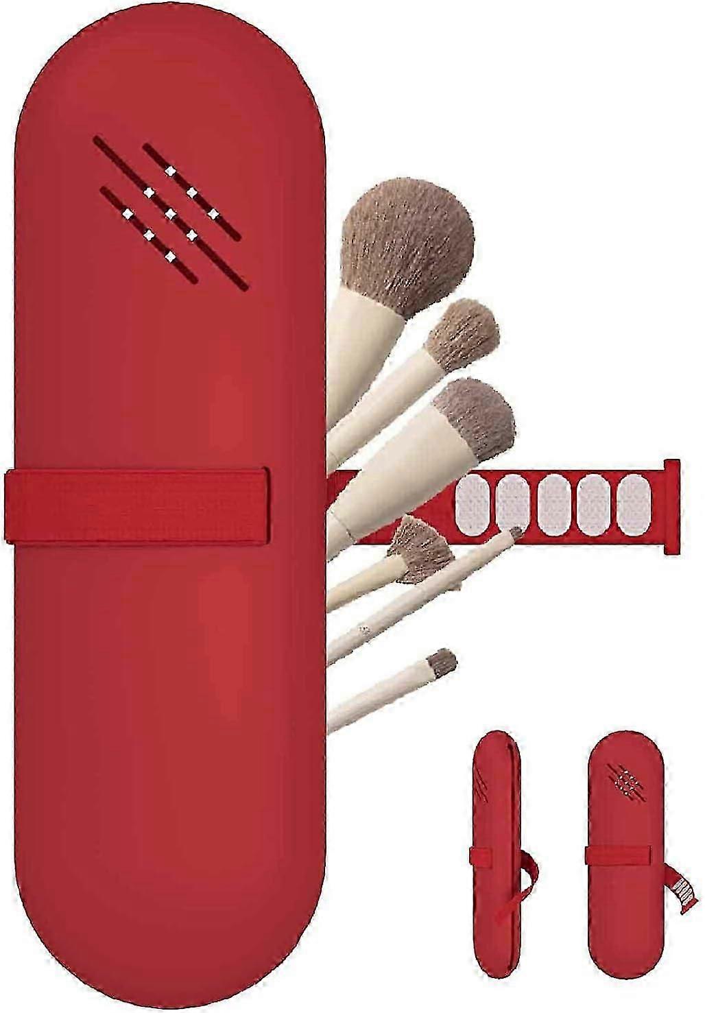 Silicone Makeup Brush Travel Case for Secure Brush Storage