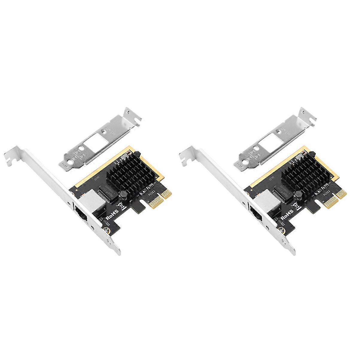 2X 2,5 Gbit/s Gigabit-Netzwerkadapter PCI-E 2,5 G Netzwerkkarte RJ45 LAN Controller-Karte RTL8125B Chip Ne