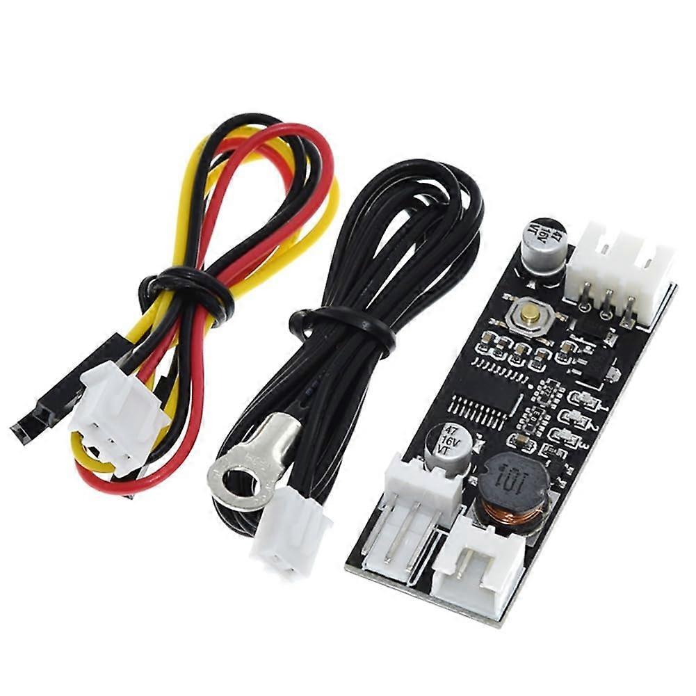 12V 0.8A DC PWM Fan Temperature Controller Speed Regulator for Computer Chassis Noise Reduction Module