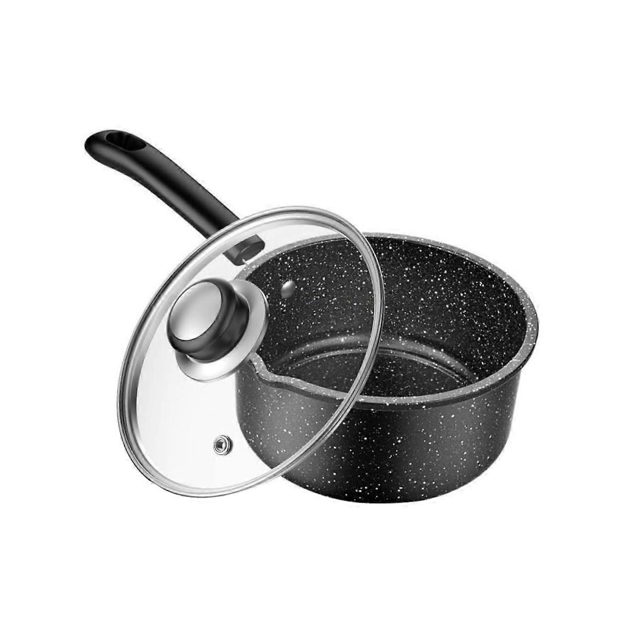 Maifan Milk Pot, Mini Pan with Lid, Milk Jug for Babies, Household Stockpot