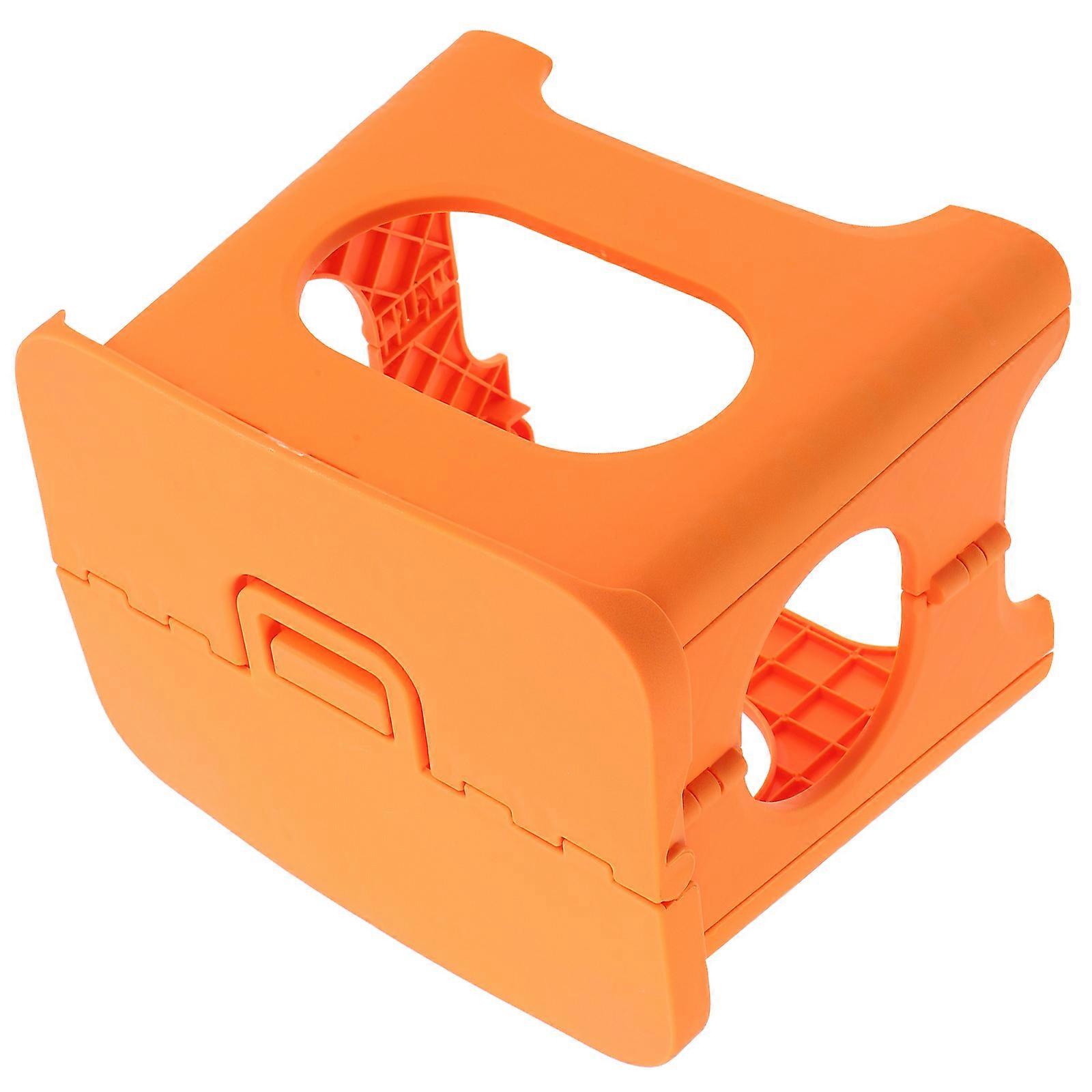 WORGEOUS Small Step Stool Kids Stool Portable Folding Stool Compact Lightweight Collapsible Chair for Kitchen Bathroom and Garden
