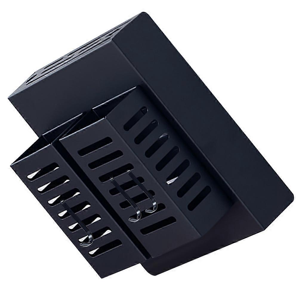 Kitchen Organizer Rack, Wall Mounted Cutlery Holder with Hooks for Tool Storage