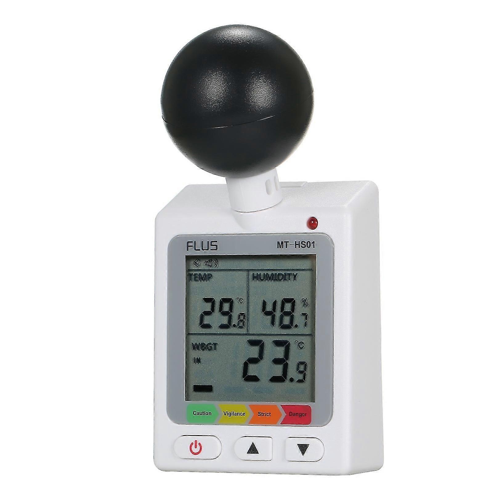 Wbgt + Hi Heat Index Checker Stress Meter Air Globe Temperature Humidity Tester