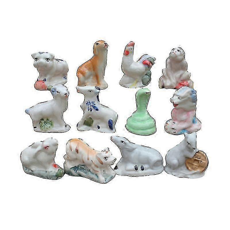 12pcs Simulation Tier Ornament