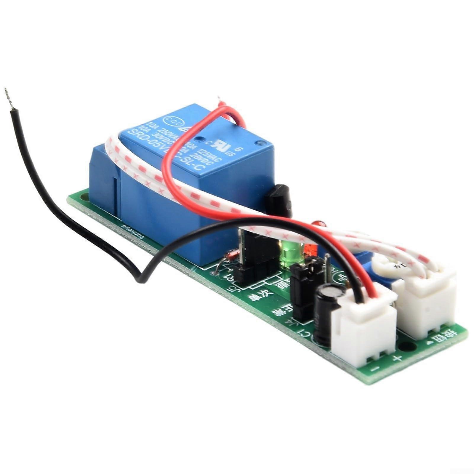 Time Relay Module 5V 12V 24V Multifunctional Timer/DC Delay Circuit 1s-100s Adjustable Relay for Automation