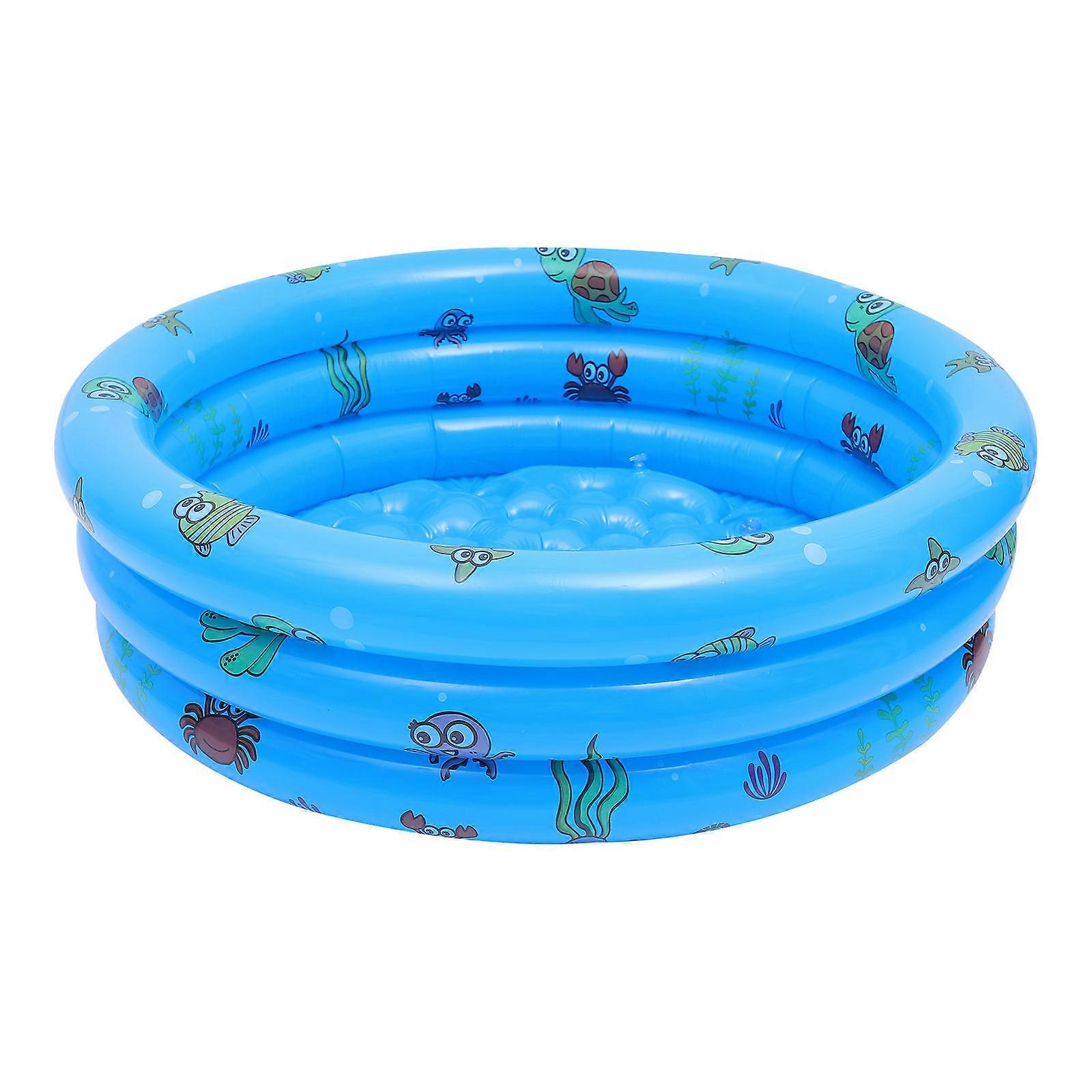 Inflatable Pool Bathtub for Round Swimming Pools – Water Mattress for Kids' Indoor & Outdoor Play & Summer Fun
