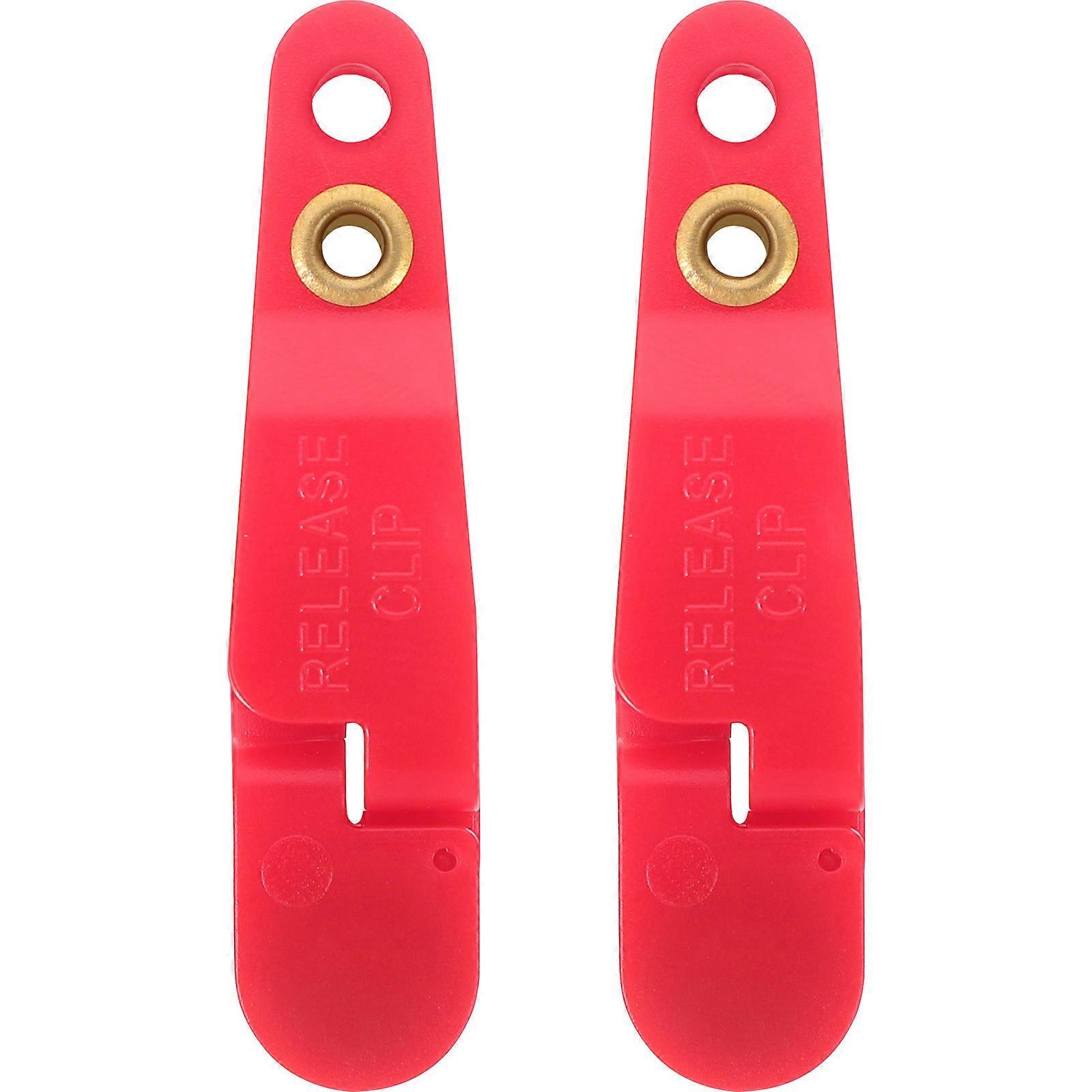 Heavy Tension Snap Clip Fishing Line Release Clips with Key Rings 2Pcs