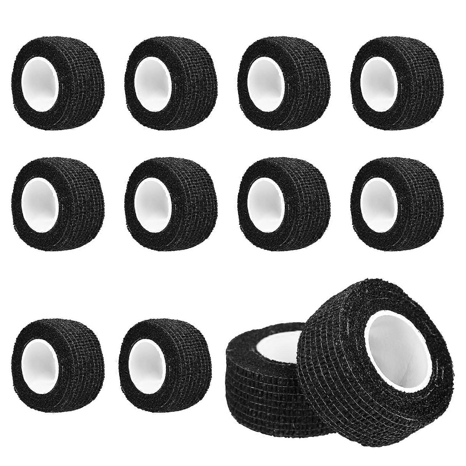 Self Adhesive Cohesive Wrap Made of Nonwoven Fabric for Daily Use Black 450x2.5cm