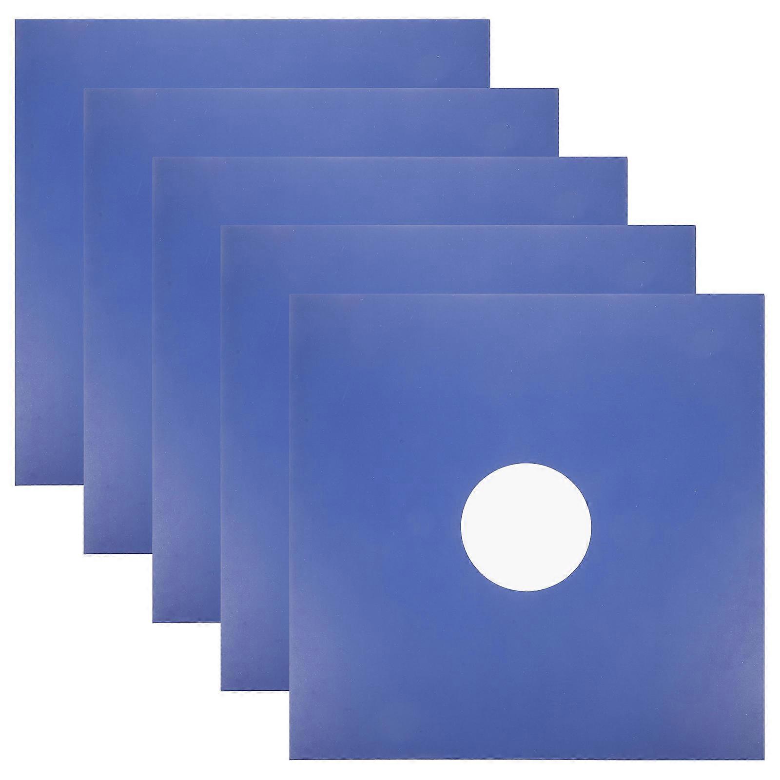 4pcs Vinyl Record Storage Sleeves Protective Jackets Scratch Resistant Easy Open Design for Convenient Use