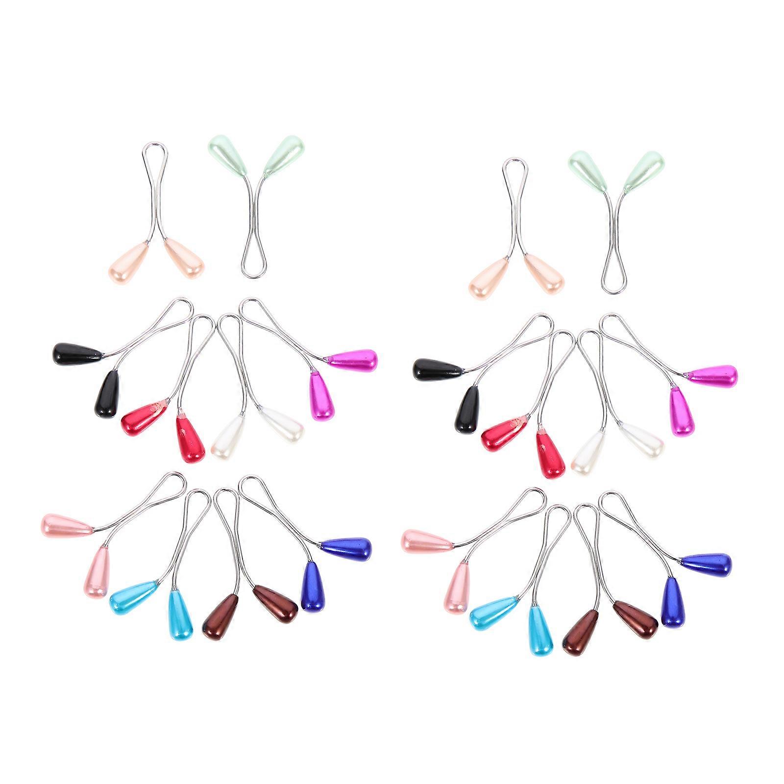 Shawl Scarf Clip 48Pcs Elegant Fixing Tool For Women In Assorted Color With Oval Shape Used At Weddings And Business Events