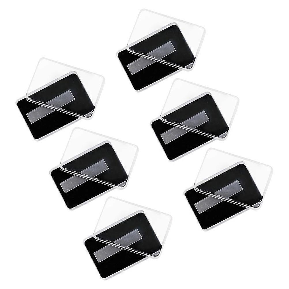 Clear Empty Plastic Nail Tips Storage Box with Acrylic Nail Display Sticks Nail Glue Double Sided Tape for Press On False Nails