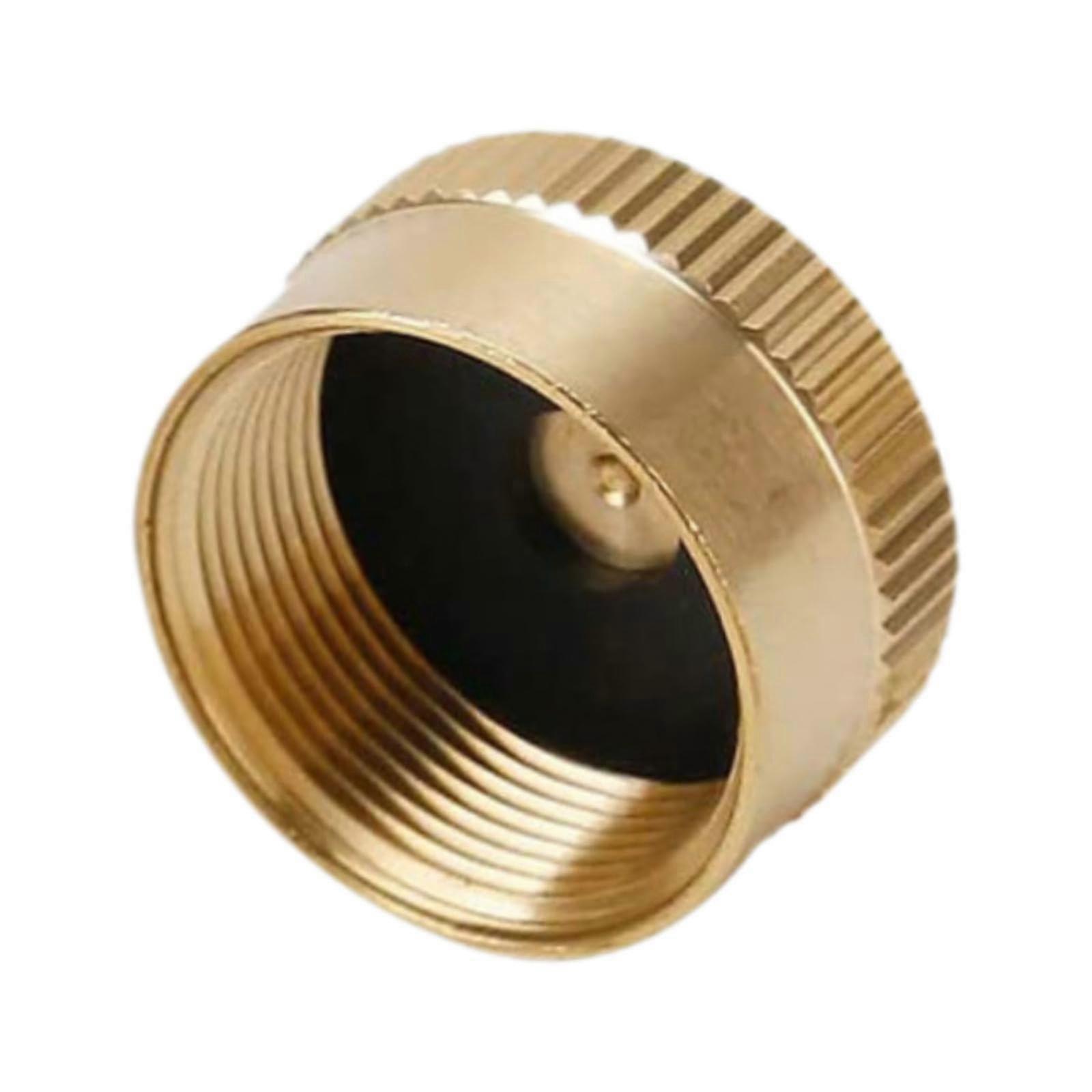Tank Cap Brass Refill Bottle Cap for Barbecue Travel